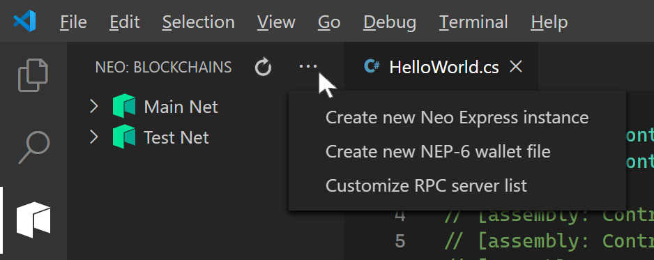 New Neo Express command